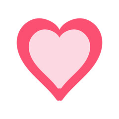 Heart on a light background for clipart