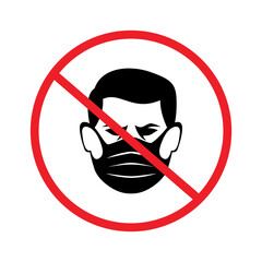 Medical face mask,Dust Protection for Hospital or pollution protect gear - vector illustration