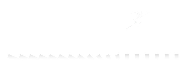 surviving business disruption. Silhouette of businessman running from domino collapse. Concept of business industry disrupt