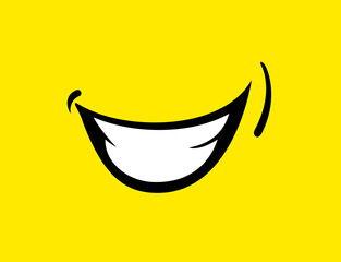 Smile Icon Vector. happiness Symbol. smile face expression. vector illustration