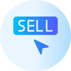 sell gradient icon
