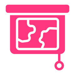 hanging map gradient icon