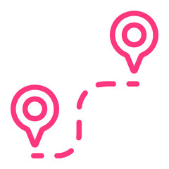 distance gradient icon