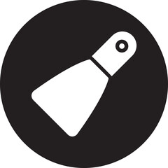 putty knife glyph icon