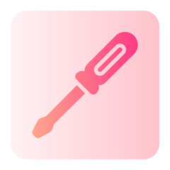 screw driver gradient icon