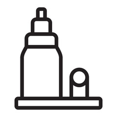 car jack line icon