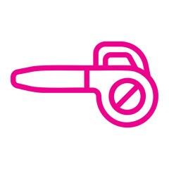 leaf blower gradient icon