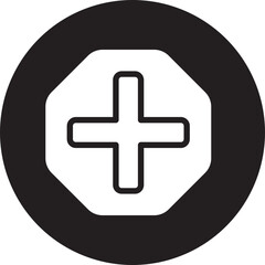 intersection glyph icon