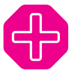 Fototapeta premium intersection gradient icon