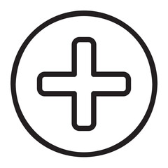 hospital line icon