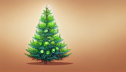 Naklejka premium Christmas tree