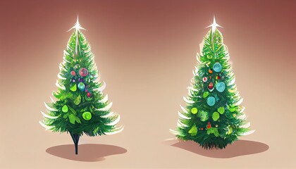 Obraz premium Christmas tree
