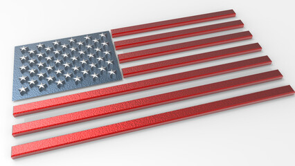 Obraz premium Stylized USA flag