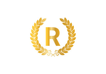 this is a wing  logo icon letter R design for your business