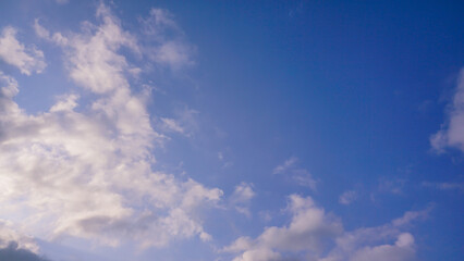Beautiful sky with cloud in winter afternoons. Dramatic cloudy sky