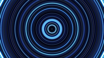 VJ 円 輪 回転 渦 波紋 青 [別Verあり]