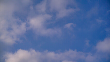 Beautiful sky with cloud in winter afternoons. Dramatic cloudy sky