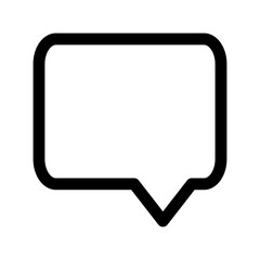 Bubble speech icon template