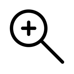 Fototapeta premium Magnifying icon template design