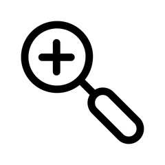 Magnifying icon template design