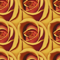 Seamless pattern with roses. Flower seamless background.