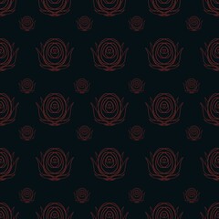 seamless pattern with roses
