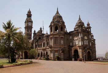 New palace of Kolhapur, Maharashtra, India.