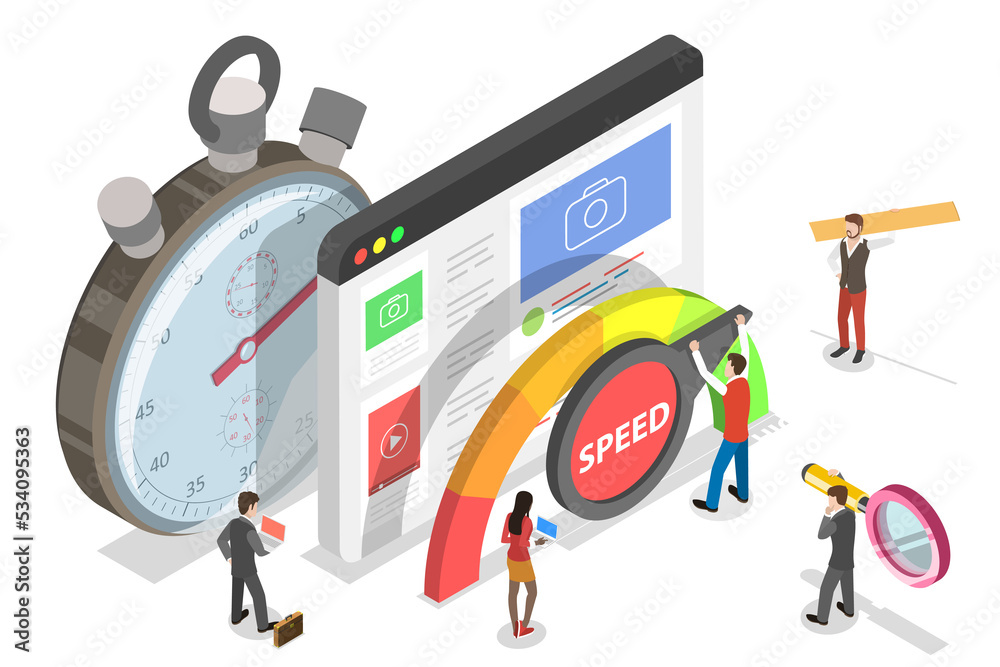 Wall mural website loading optimization, page speed and seo.