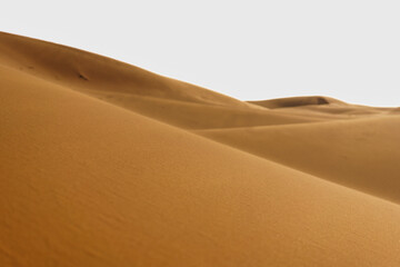 Fototapeta na wymiar Sand dunes of Sahara Desert