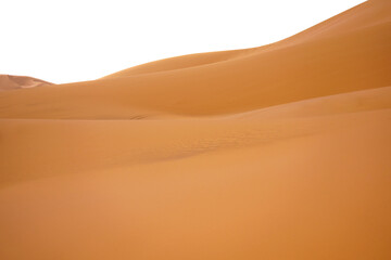 Sand dunes of Sahara Desert