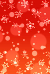 Fototapeta 背景素材_イルミネーション_雪の結晶 obraz