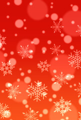 Fototapeta 背景素材_イルミネーション_雪の結晶 obraz