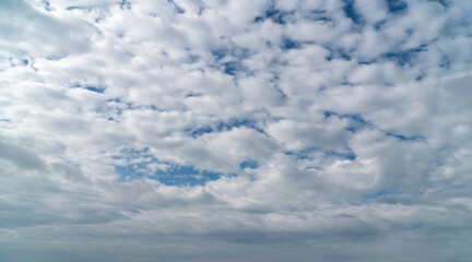 Beautiful blue sky with some clouds