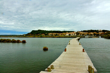 Obraz premium Peyriac de Mer , Village of France