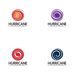 Hurricane logo symbol icon illustration vector