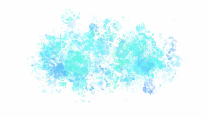 Naklejka na ściany i meble Blue watercolor background for textures backgrounds and web banners design