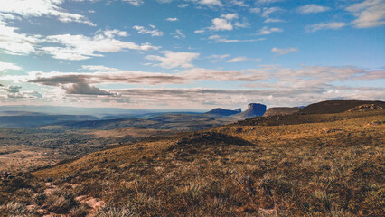 Fototapeta premium Subindo as montanhas da Chapada Diamantina