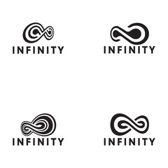  Infinity Vector Logo Template Illustration Design.