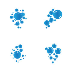 Natural realistic bubble illustration vector design