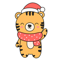 christmas tiger 