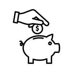 Safe Money icon. invest finance sign. vector illustration