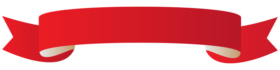 Red ribbon PNG image