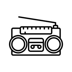 Radio icon. vector illustration