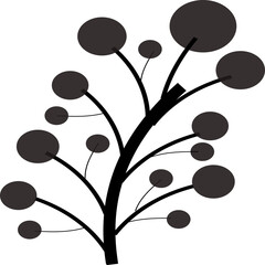 plants silhouette png