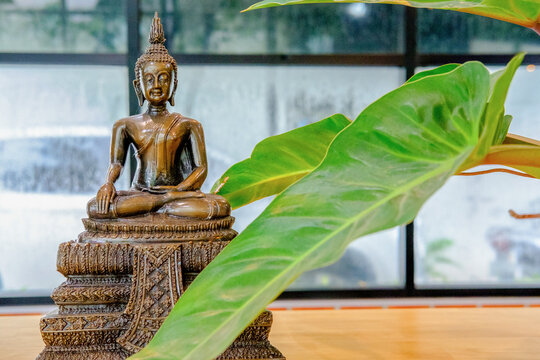 The Buddha image is beautifull place inside the house
