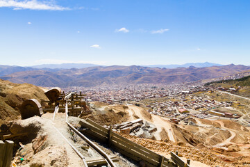 Potosi aerial view,Bolivia