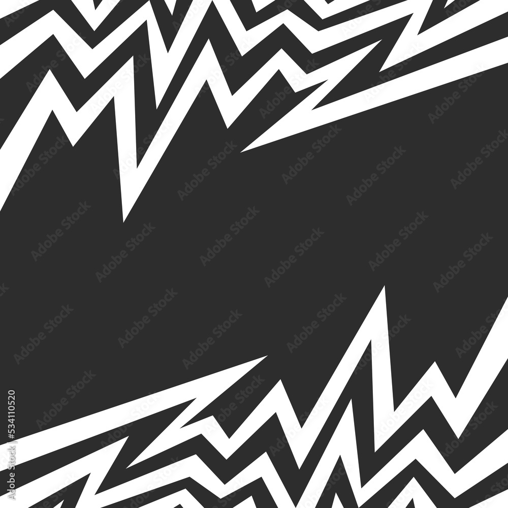 Aufkleber Abstract background with gradient sharp and zigzag line pattern and with some copy space area