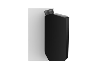 Cosmetic Bottle Mockup isolated on white background. 3d illustration