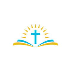 church logo vector simple illustration