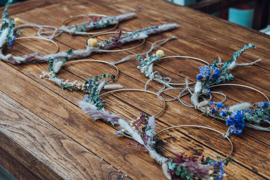 Blumenkranz binden